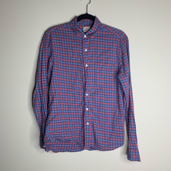 Faherty Other - Faherty blue and red plaid button down shirt